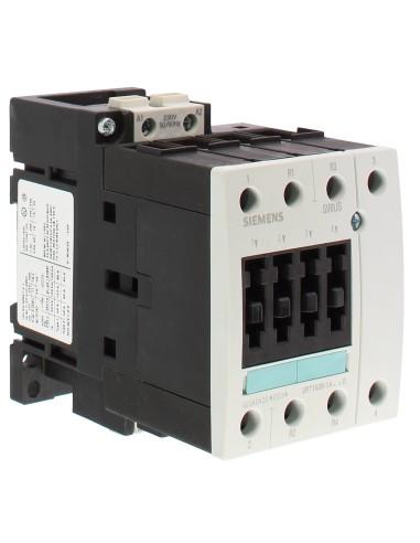 Siemens 3rt15351al20 contactor 2na,2nc s2 230v 50-60hz 18,5kw